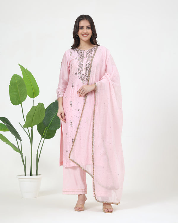 Suhana Mal Chanderi Kurta Set