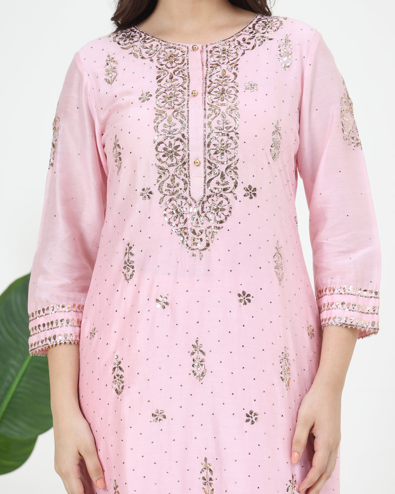 Suhana Mal Chanderi Kurta Set