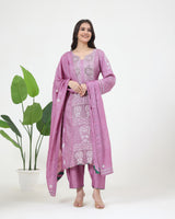 Tussar Silk Kurta 3 Pc Set
