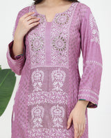 Tussar Silk Kurta 3 Pc Set
