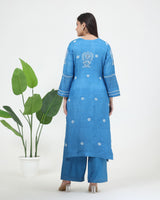 Tussar Silk Kurta 3 Pc Set