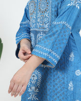 Tussar Silk Kurta 3 Pc Set