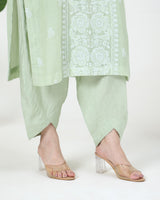 Mal Chanderi Kurta 3 Pc Set