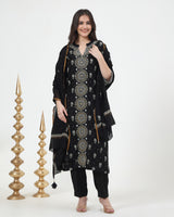 MaheshwariSilk Kurta 3 Pc Set