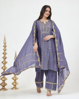Mal Chanderi 3 Pc Set