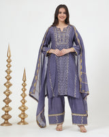 Mal Chanderi 3 Pc Set