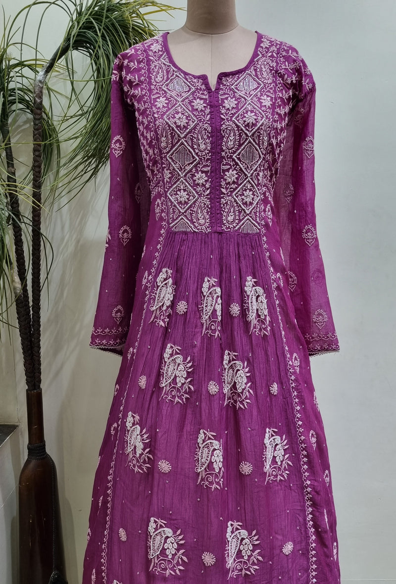 Soft Chanderi 2 Piece Dress