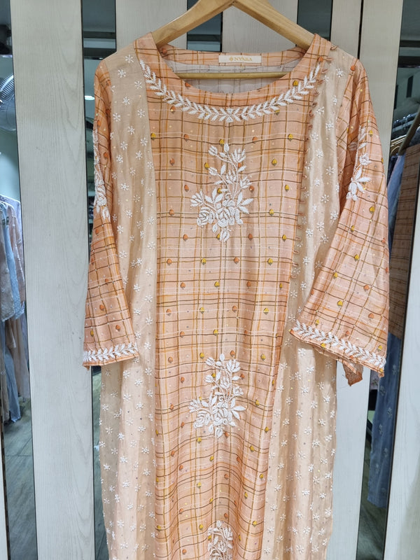 Chanderi Silk 2 Piece Co-ord Set