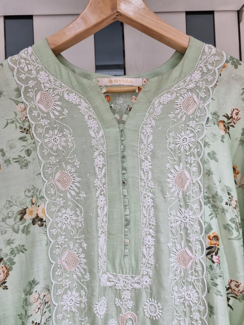 Chanderi Silk 2 Piece Co-ord Set