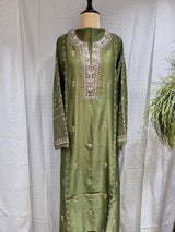 Chanderi Silk 2 Piece Kurta Set