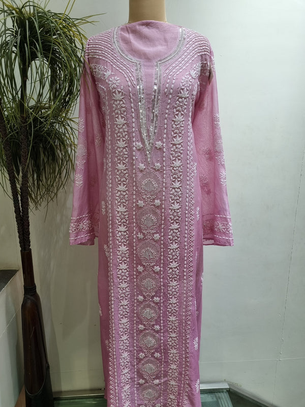 Chanderi Silk 2 Piece Kurta Set