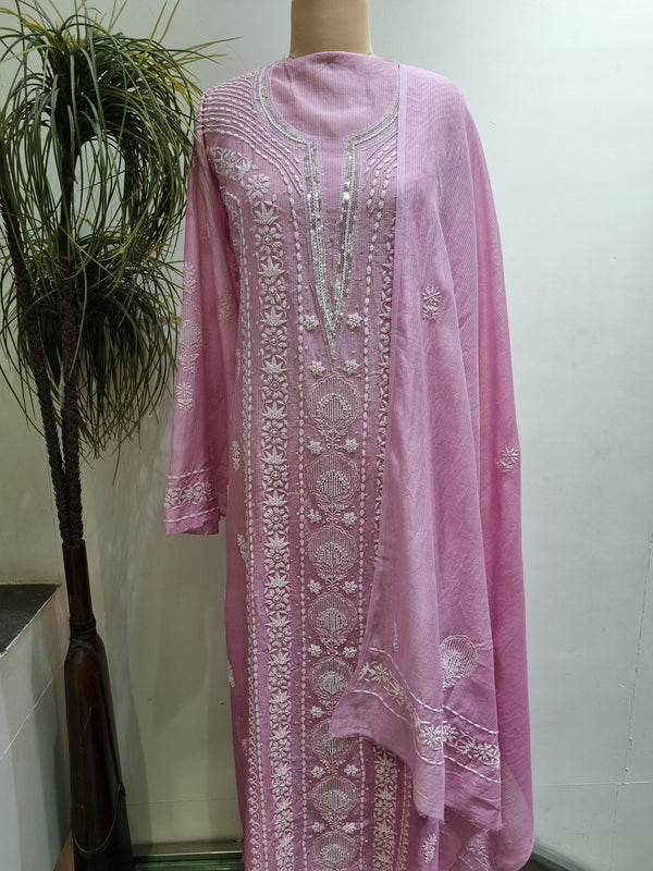 Chanderi Silk 2 Piece Kurta Set