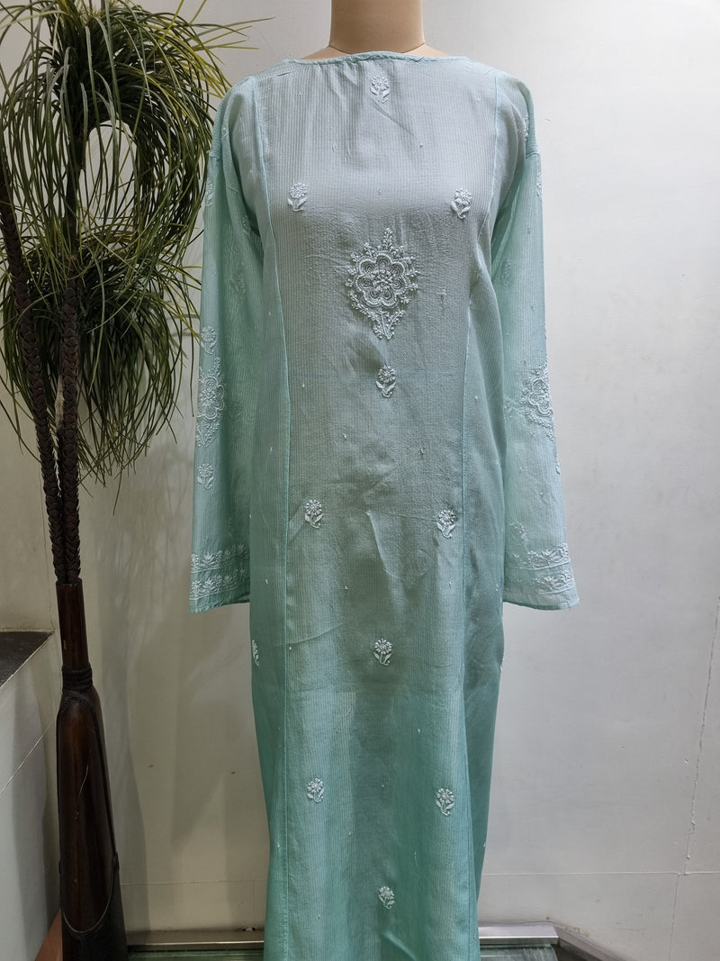 Chanderi Silk 2 Piece Kurta Set