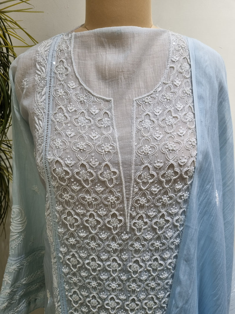 Soft Chanderi 2 Piece Kurta Set