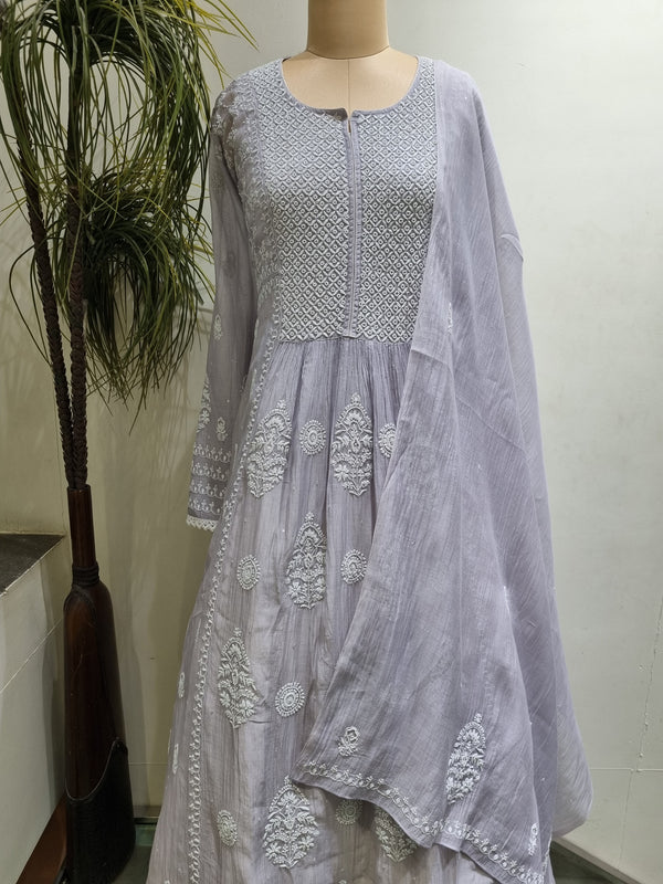 Soft Chanderi 2 Piece Dress