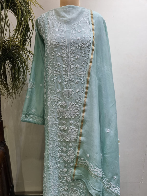 Chanderi Silk 2 Piece Kurta Set