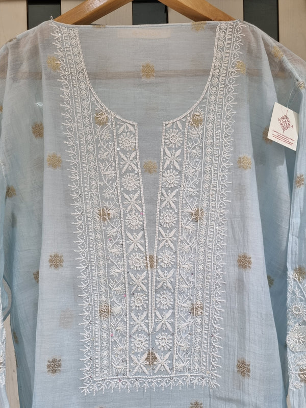 Chanderi Silk with Banarsi Boooti Co-ord Set