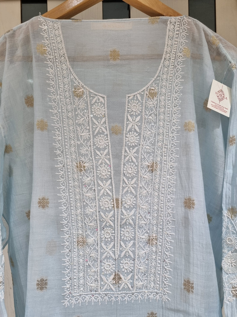 Chanderi Silk with Banarsi Boooti Co-ord Set