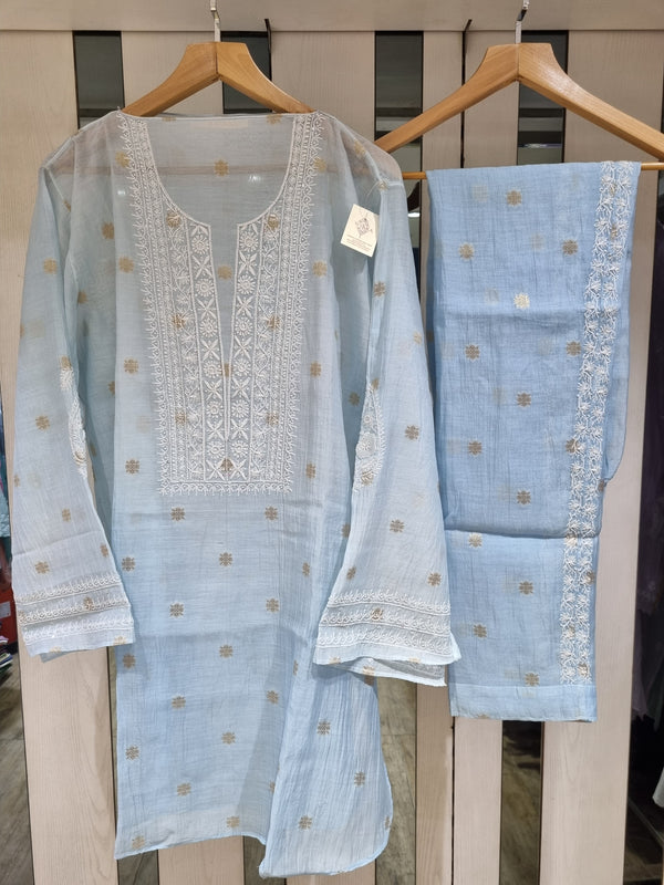 Chanderi Silk with Banarsi Boooti Co-ord Set