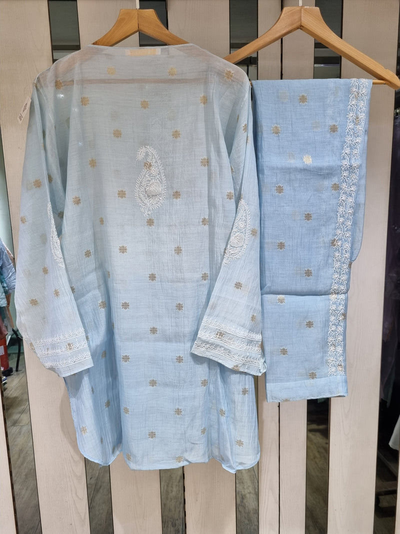 Chanderi Silk with Banarsi Boooti Co-ord Set