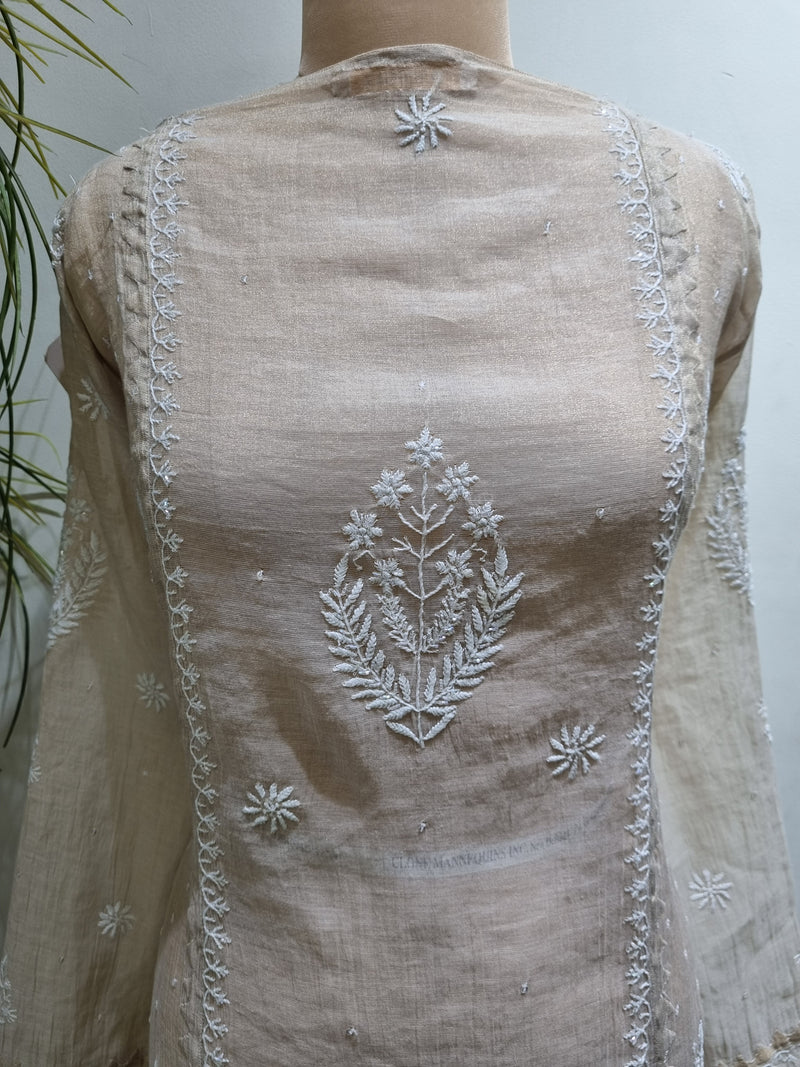 Tissue Chanderi 2 Piece Kurta Set