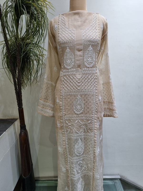 Tissue Chanderi 2 Piece Kurta Set