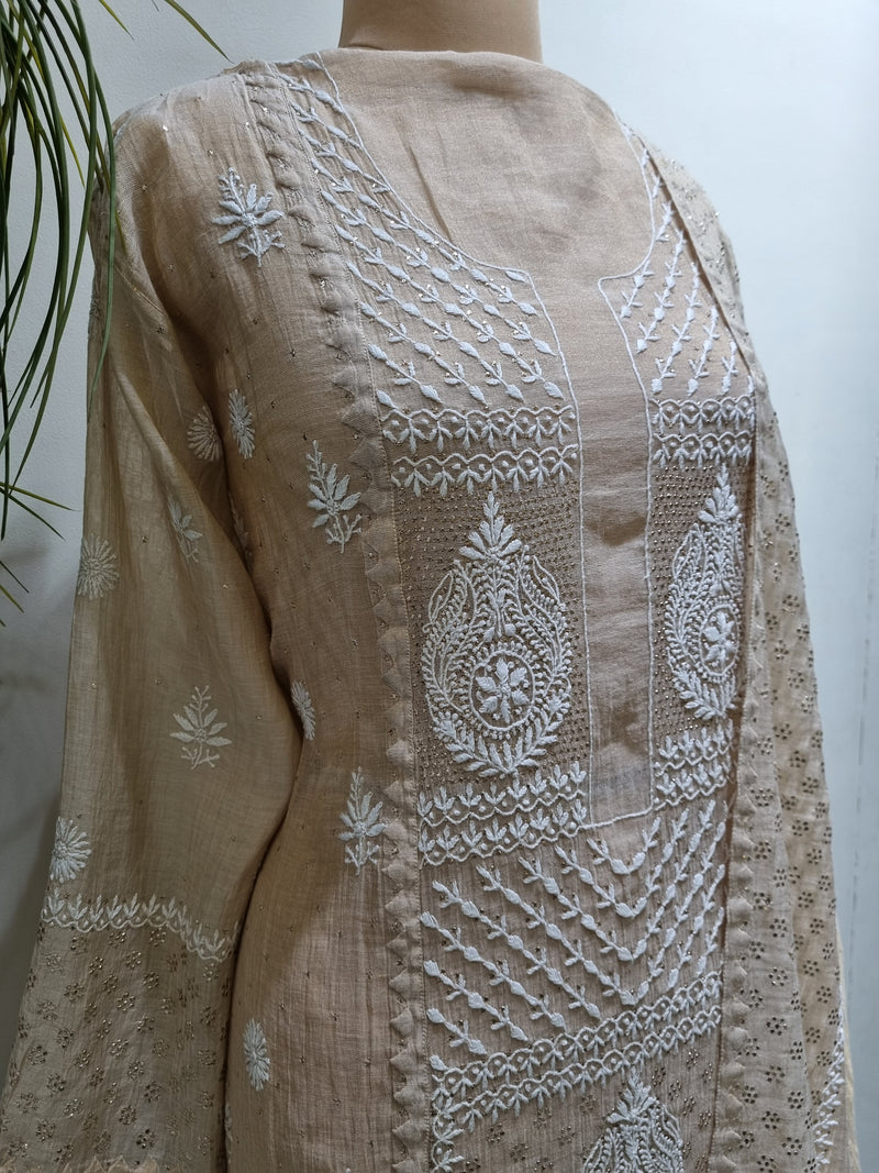 Tissue Chanderi 2 Piece Kurta Set