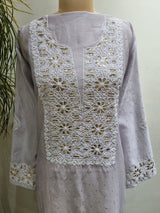 Chanderi Silk 2 Piece Kurta Set