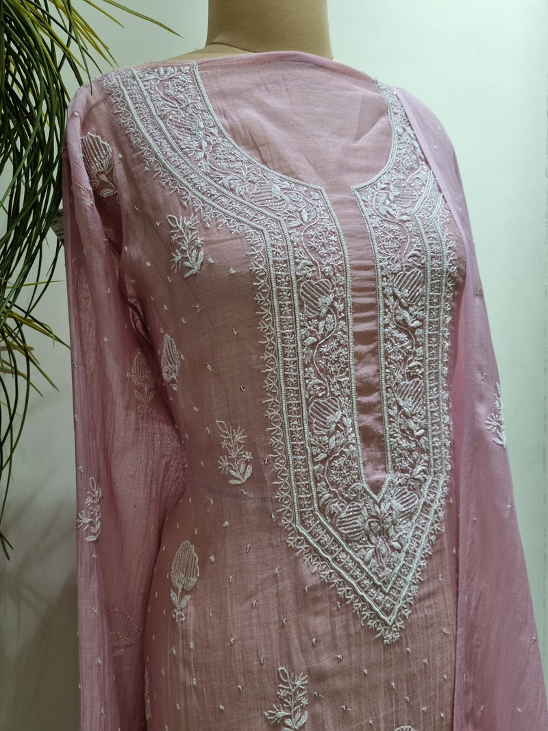 Soft Chanderi 2 Piece Kurta Set