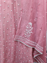 Soft Chanderi Anarkali 2pc - Set