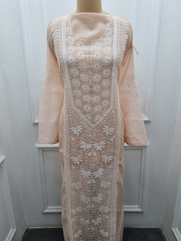 Kota Doriya 2 Pc Set -  Peach