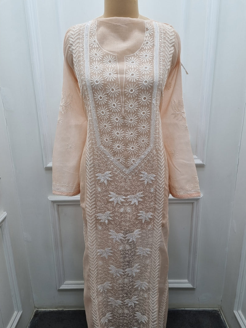 Kota Doriya 2 Pc Set -  Peach