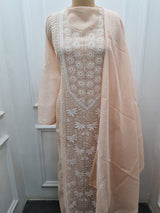 Kota Doriya 2 Pc Set -  Peach