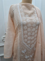 Kota Doriya 2 Pc Set -  Peach