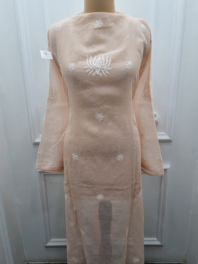 Kota Doriya 2 Pc Set -  Peach