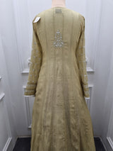 Mal Chanderi Anarkali 2 Pc Set - Green