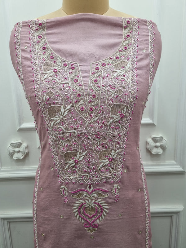 Katan Silk Co-ord 2Pc Set - Pink