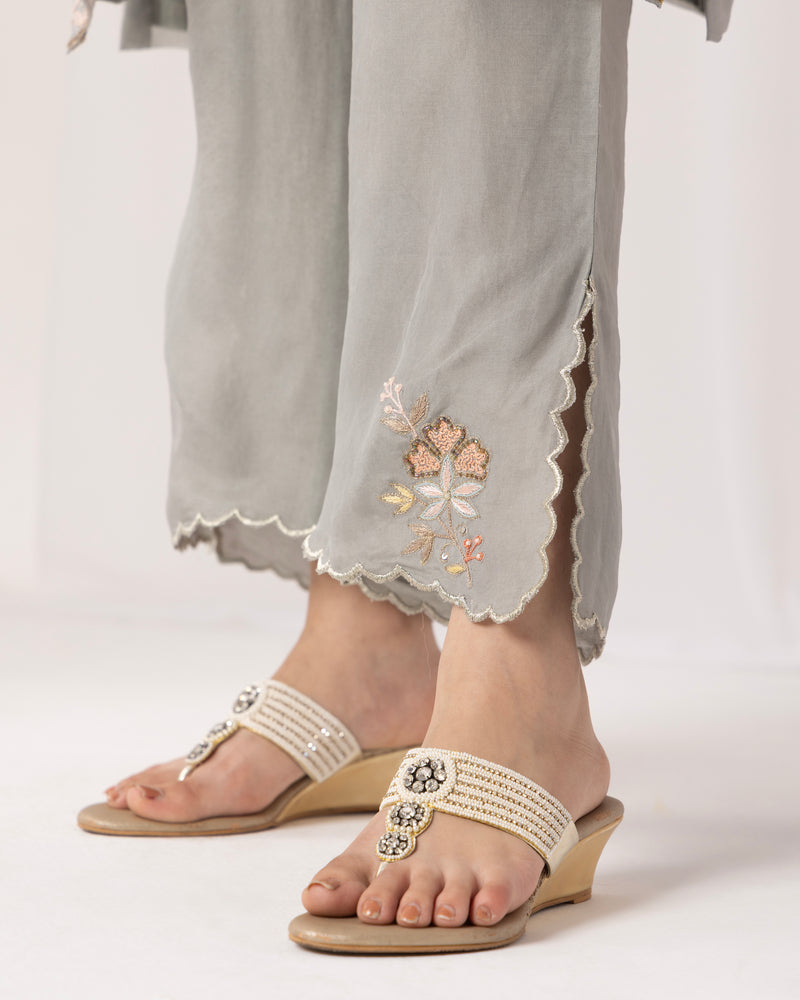 Pure Organza Kurta 3 Pc Set