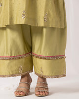 Chanderi Silk Kurta 3 Pc Set