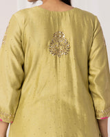 Chanderi Silk Kurta 3 Pc Set