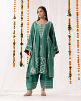 Gulzar Monga Silk co-ord Set