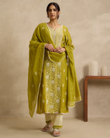 Nayab Mal Chanderi Kurta Set