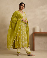 Nayab Mal Chanderi Kurta Set