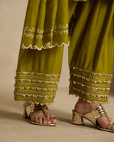 Zehra Mal Chanderi Kurta Set