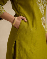 Zehra Mal Chanderi Kurta Set