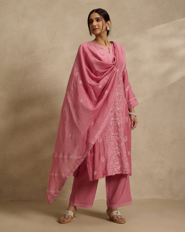 Hoor Mal Chanderi Kurta Set