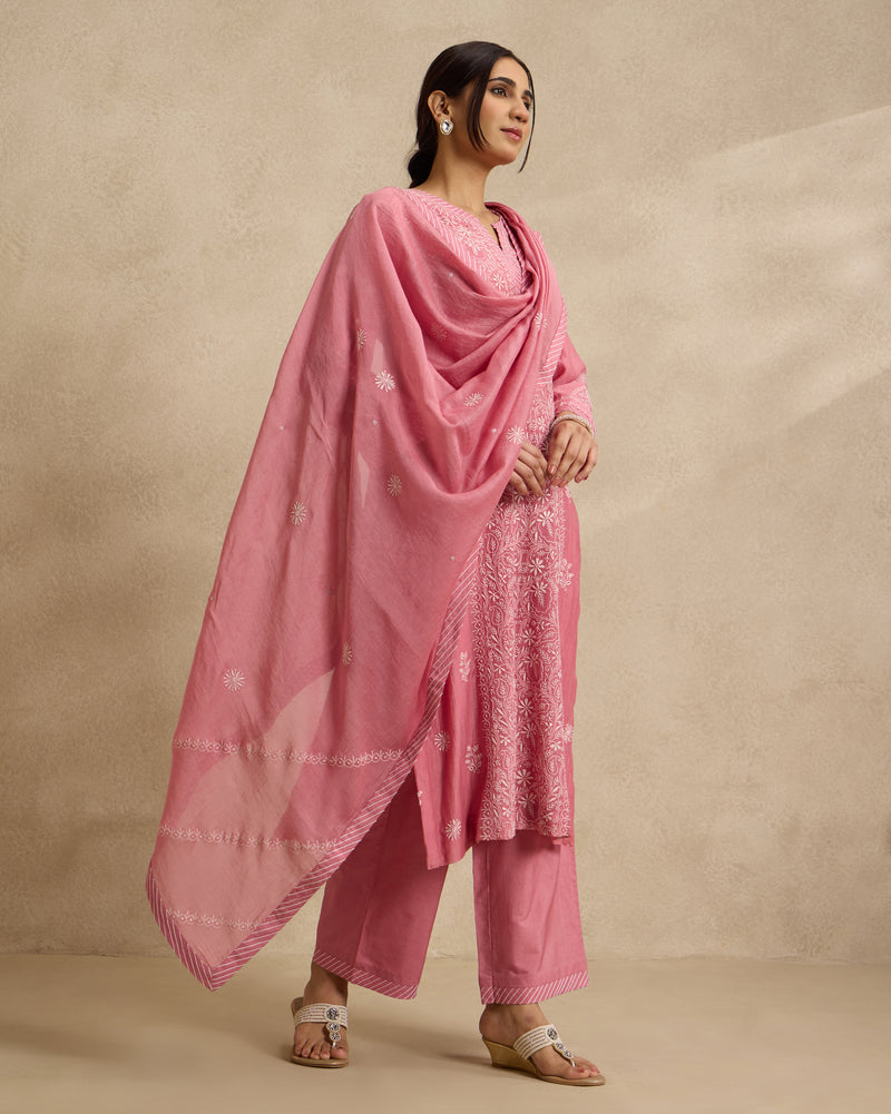 Hoor Mal Chanderi Kurta Set