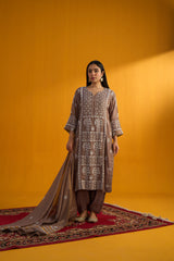 Tissue Chanderi 2 Piece Kurta Set