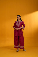 Chanderi 2 Pc Co-ord Set