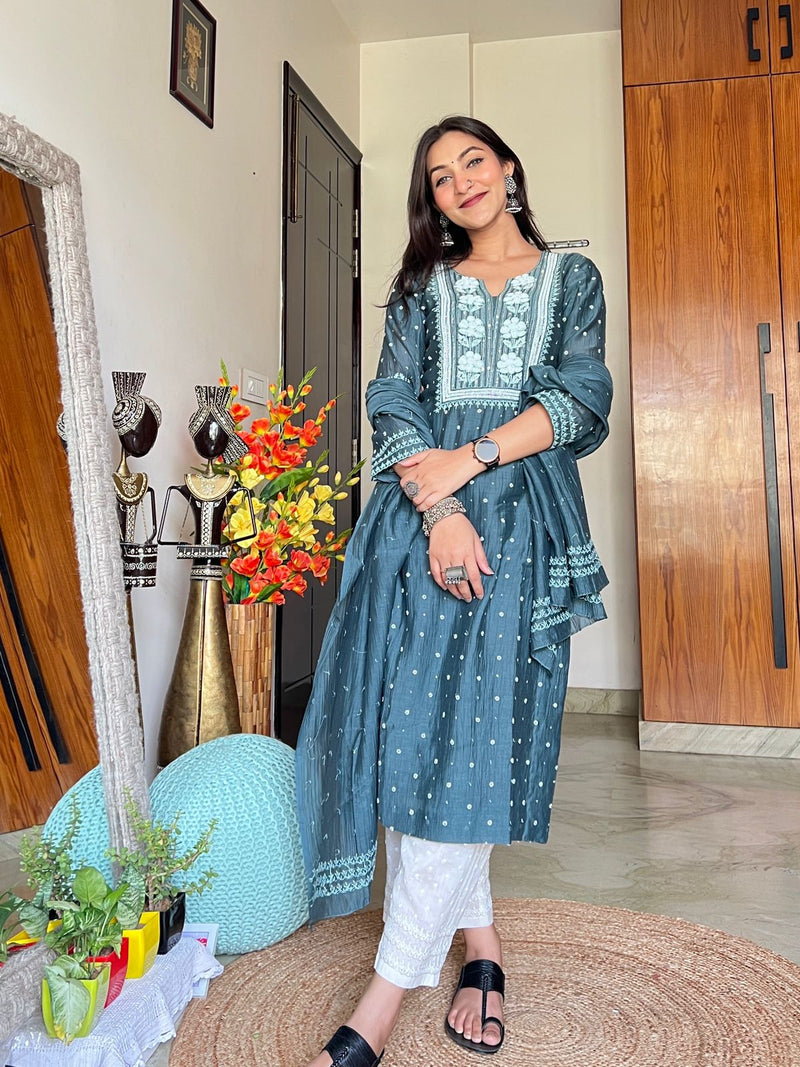 Deepa Soft Chanderi 2 Piece Kurta Set